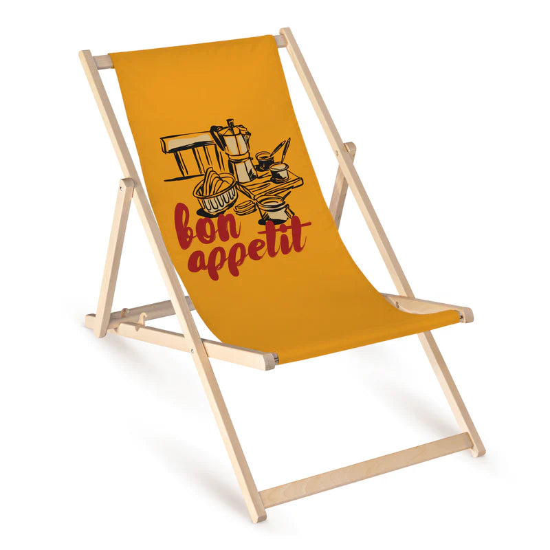 Leżak drewniany LATO BON APPETIT