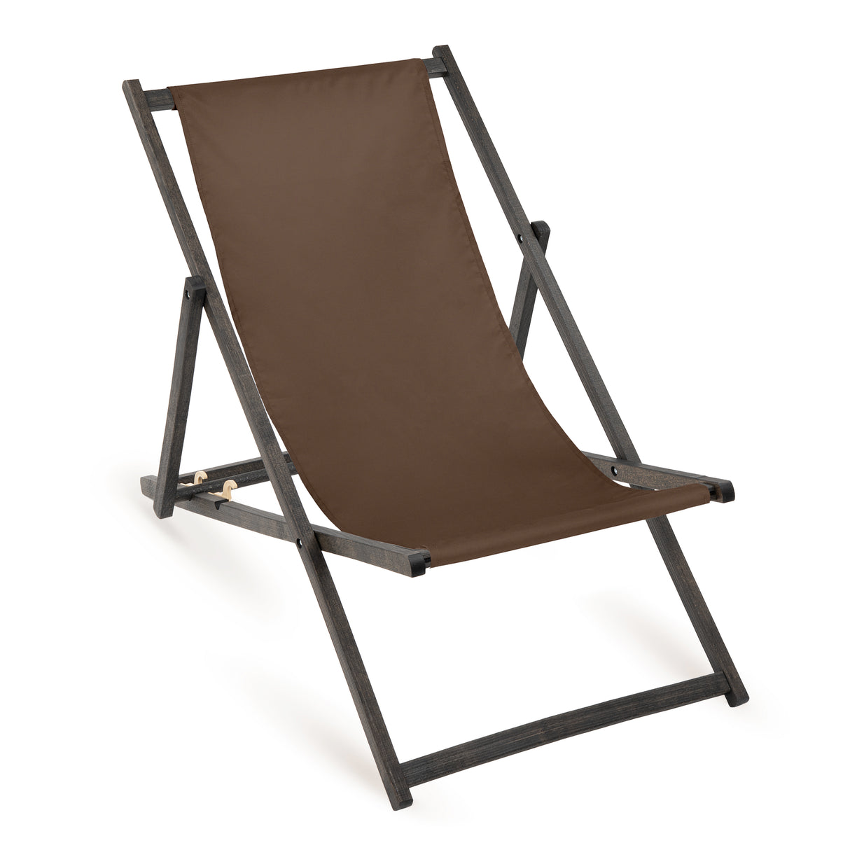 Leżak drewniany - RÓŻNE KOLORY - Czarny Stelaż