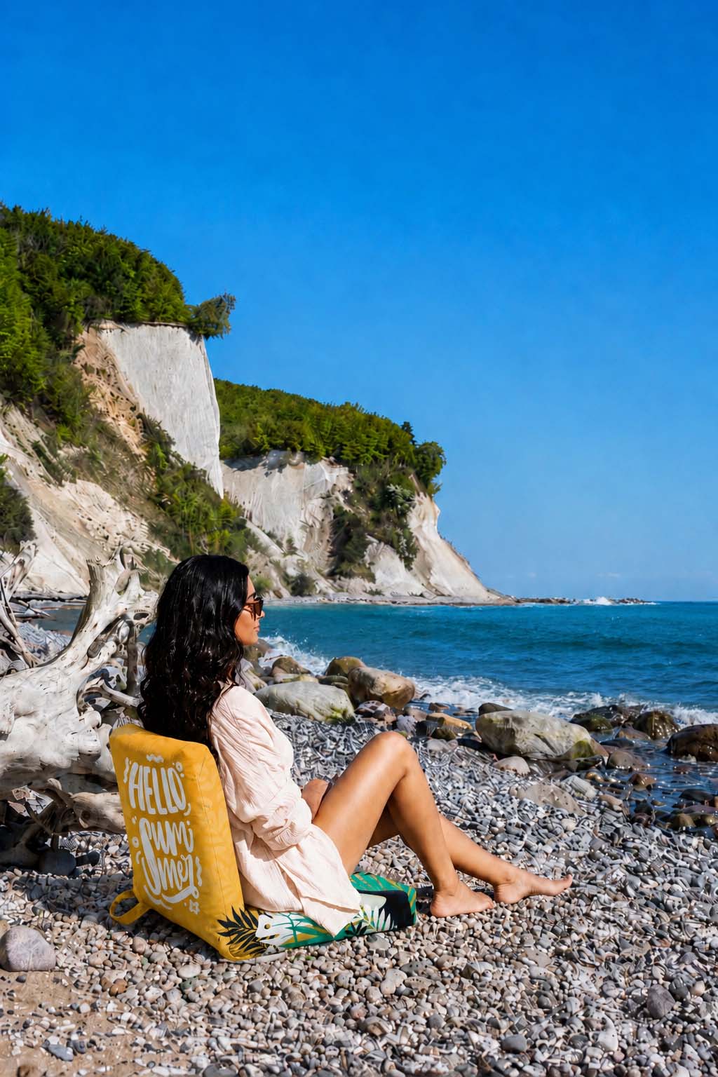 Leżak podróżny składany leżanka HELLO SUMMER