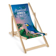 Leżak drewniany dziecięcy Tropical vibes only