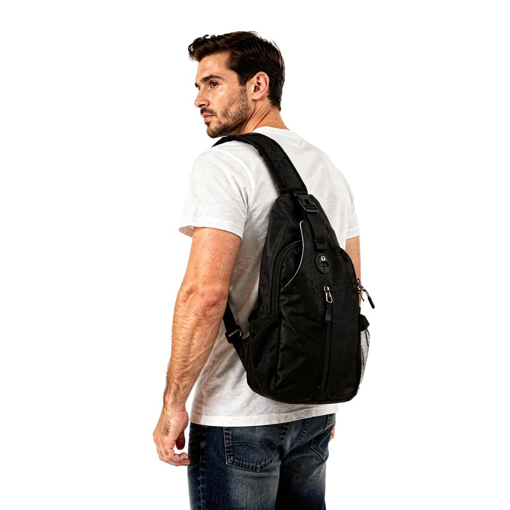 Czarna Torba Na Ramię Sling Bag