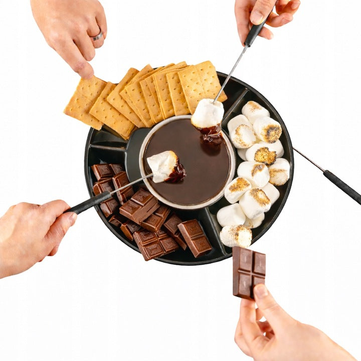 Podgrzewacz do Topienia czekolady Fondue z Widelczykami