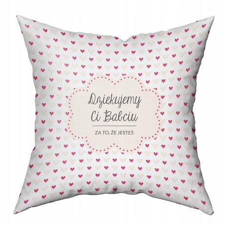 Poduszka na Dzień Babci - Dziękujemy Ci Babciu Prezent na Dzień Babci