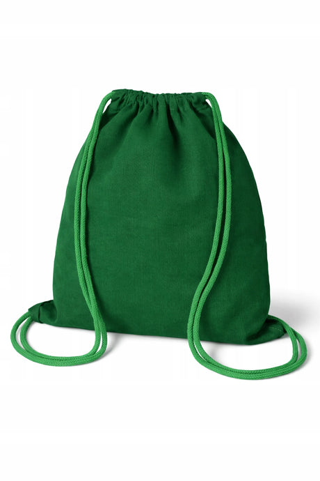 Plecak worek bawełniany Zielony 340x400mm