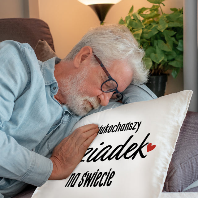 Poduszka na Dzień Dziadka - Najukochańszy dziadek na świecie