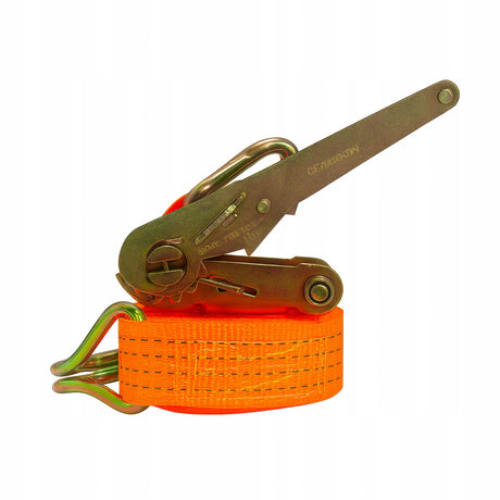 Pomarańczowy pas mocujący z napinaczem 6m