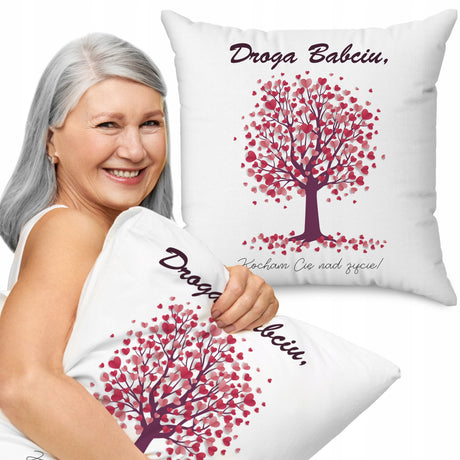 Poduszka na Dzień Babci - Droga Babciu Prezent na Dzień Babci