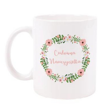 Prezent na dzień nauczyciela KUBEK CUDOWNA NAUCZYCIELKA