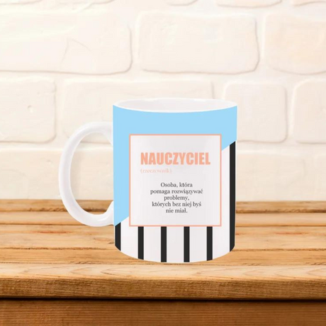 Prezent na dzień nauczyciela KUBEK RZECZOWNIK