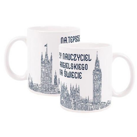 Prezent na dzień nauczycielka KUBEK NAUCZYCIELA ANGIELSKIEGO