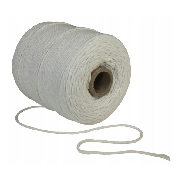 Sznurek bawełniany 300m do makramy 2mm