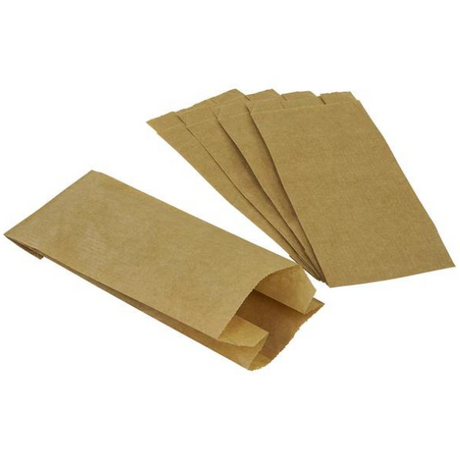 Torebka fałdowa 70x170 Brązowa 250szt.