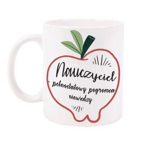 Prezent na dzień nauczyciela KUBEK POGROMCA NIEWIEDZY