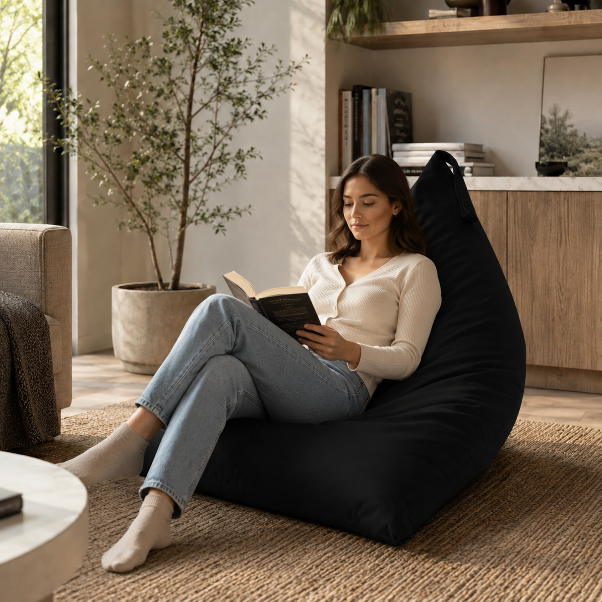 Pufa Pillow XL OXFORD Jednokolorowa