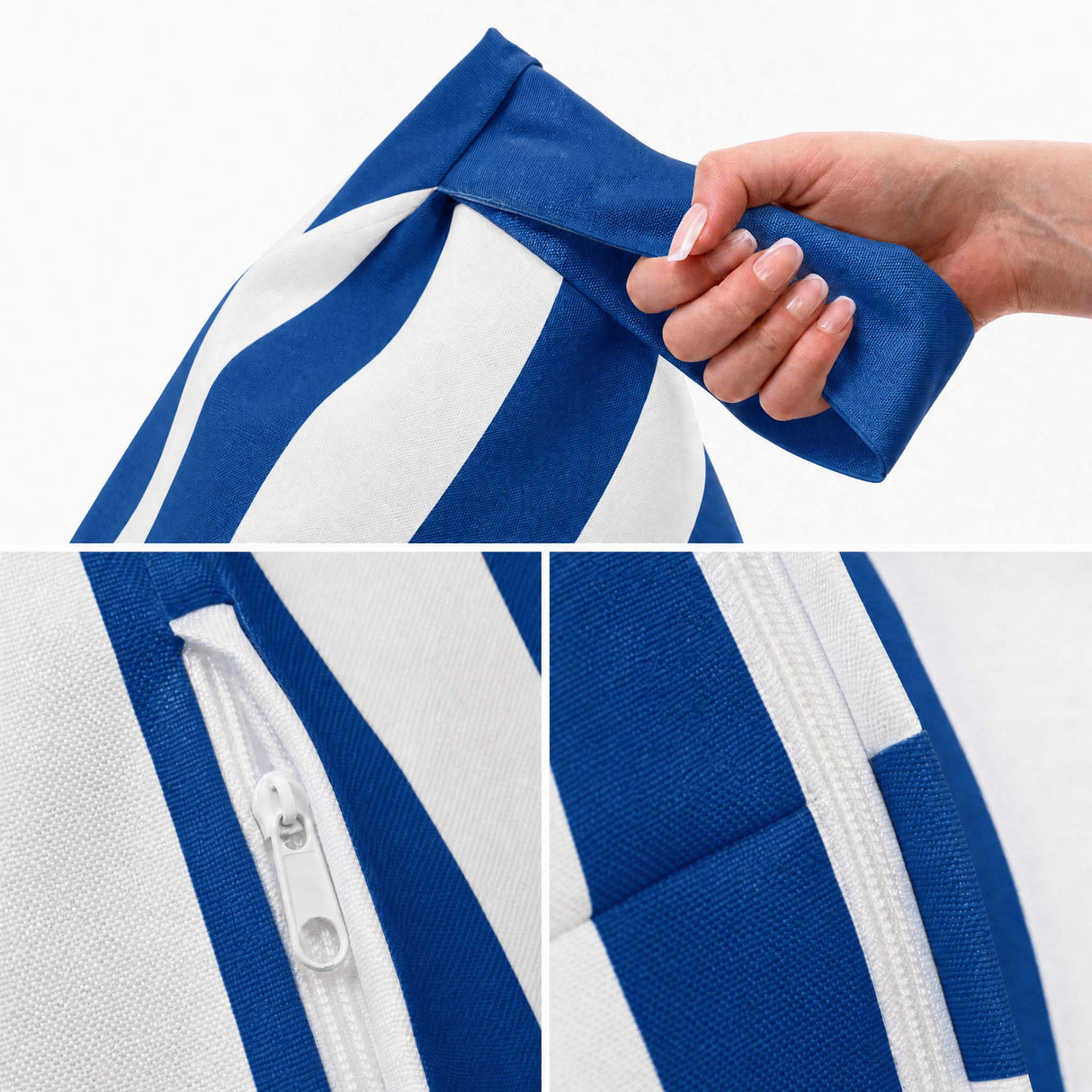 Pufa Pillow XL OXFORD Paski Kolorowe