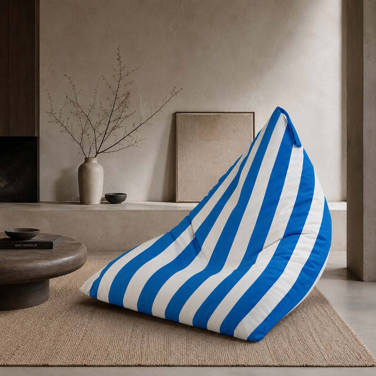 Pufa Pillow XL OXFORD Paski Kolorowe