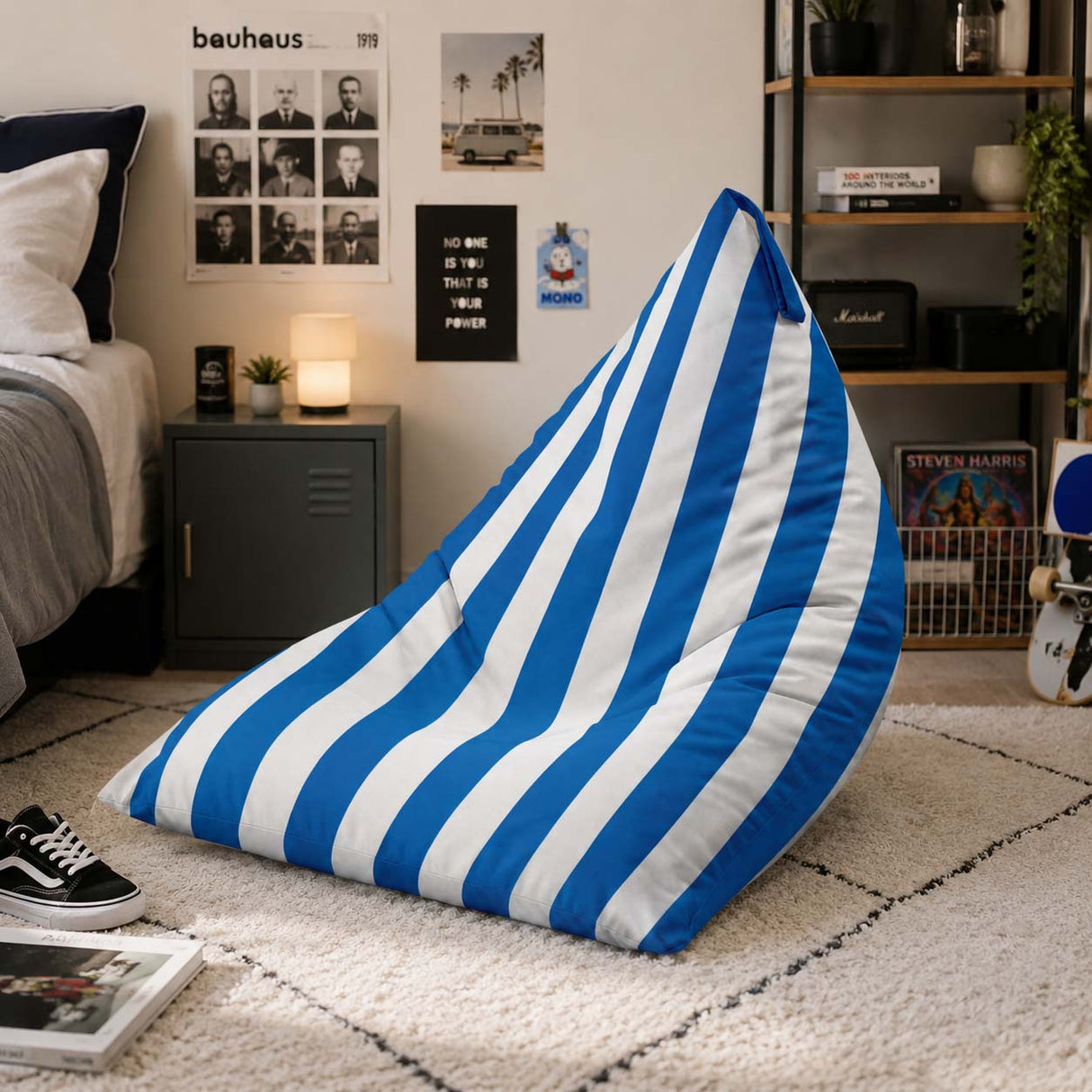Pufa Pillow XL OXFORD Paski Kolorowe