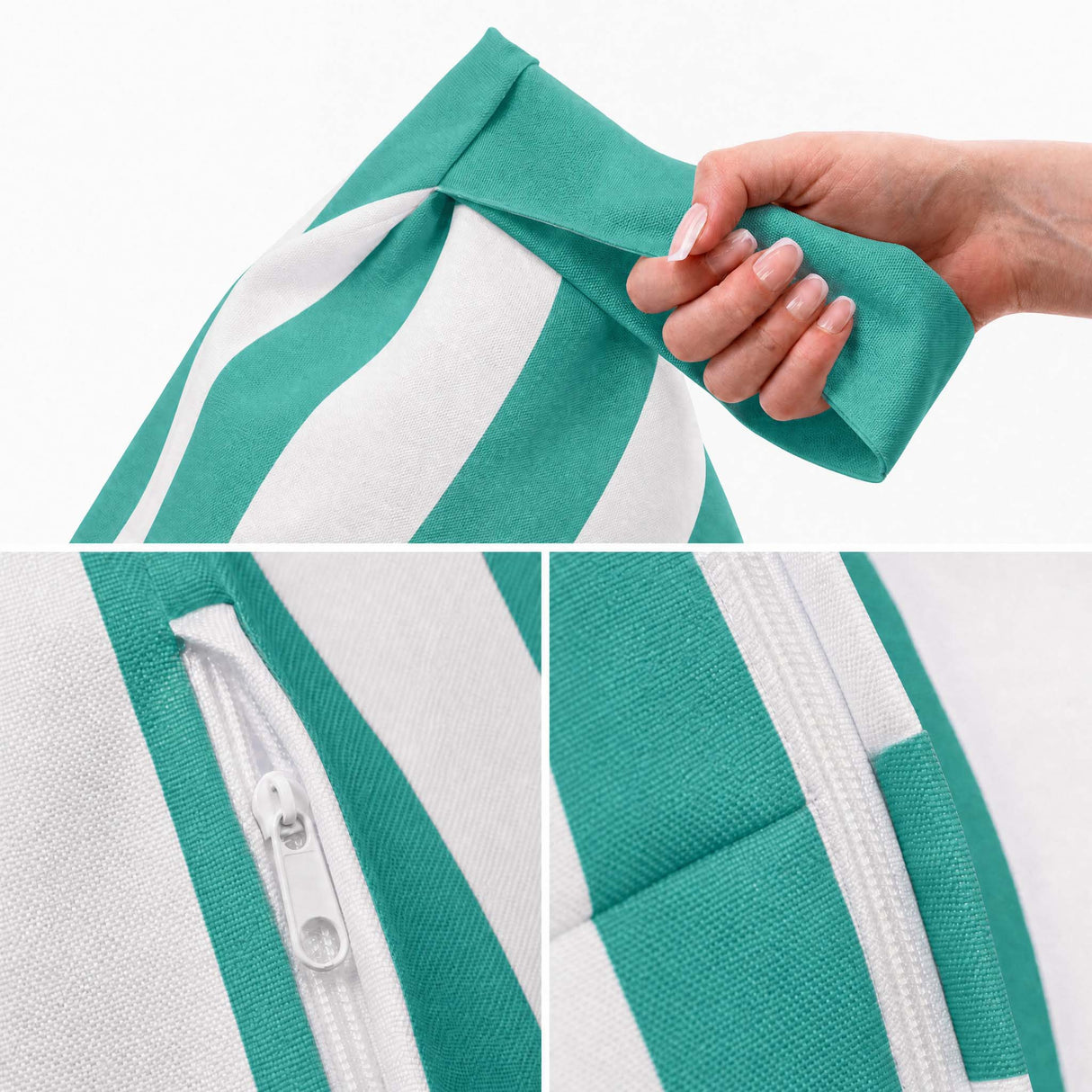 Pufa Pillow XL OXFORD Paski Kolorowe