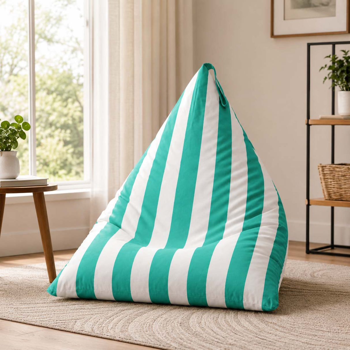 Pufa Pillow XL OXFORD Paski Kolorowe