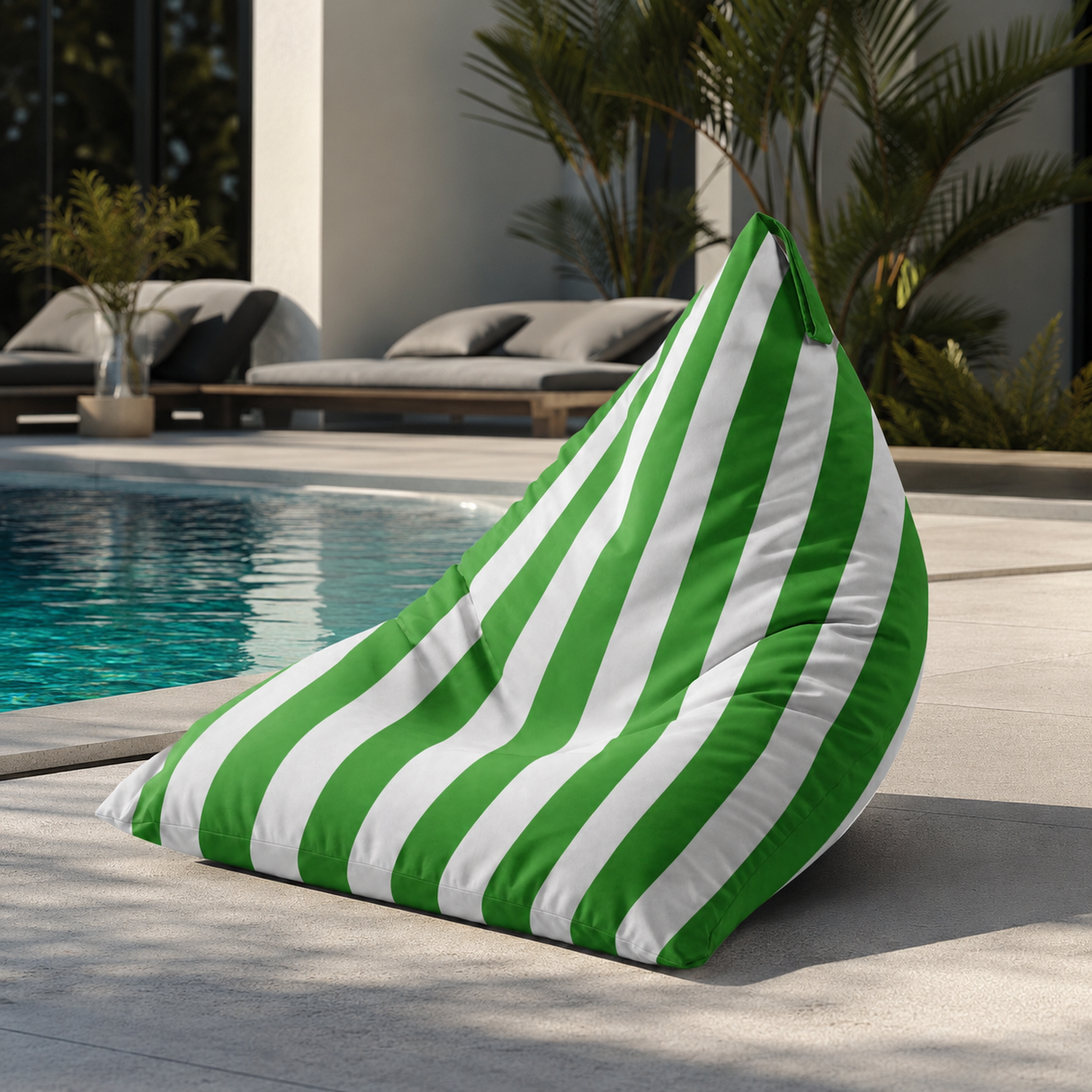 Pufa Pillow XL OXFORD Paski Kolorowe