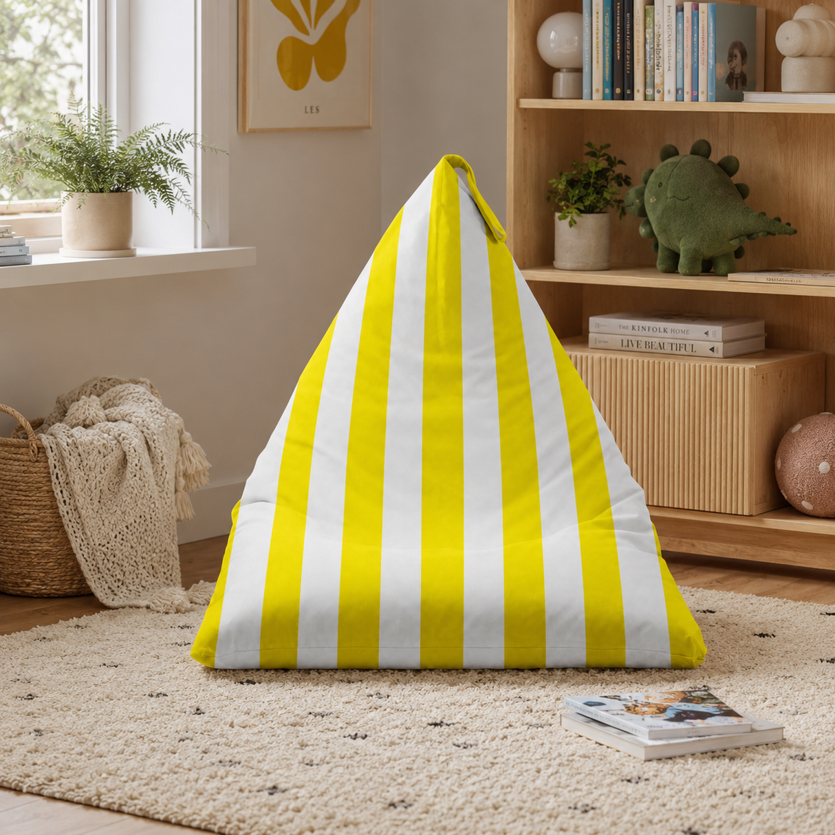 Pufa Pillow XL OXFORD Paski Kolorowe