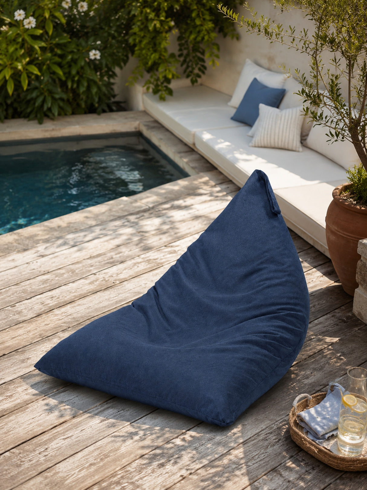 Pufa Pillow XL OXFORD Jednokolorowa