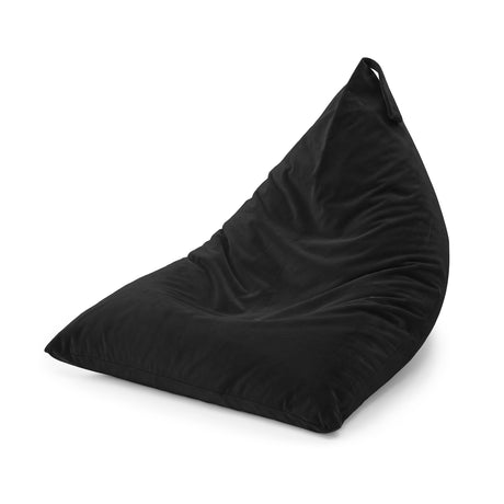Pufa Pillow XL Velvet Jednokolorowe Czarny