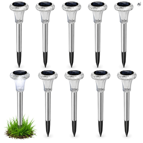 Lampki ogrodowe solarne LED 10szt.