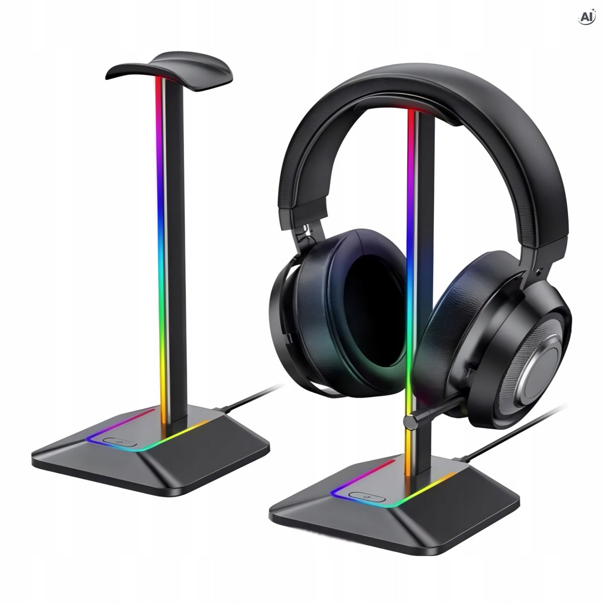 Stojak na słuchawki gamingowe RGB LED