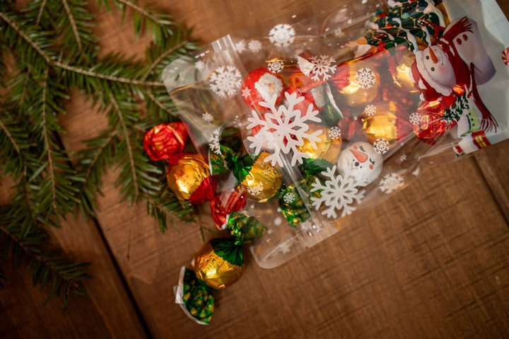 Woreczki celofanowe z zamknięciem Bałwan