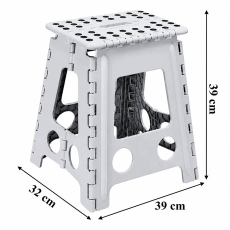 Stołek składany antypoślizgowy z uchwytem