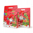 Świąteczne torebki papierowe Mikołaj 3szt.