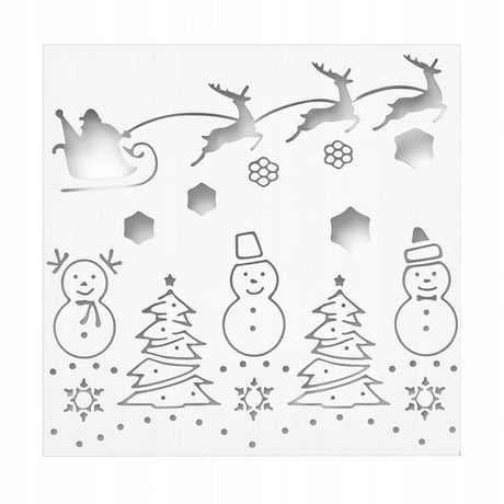Szablony do sztucznego śniegu Merry Christmas