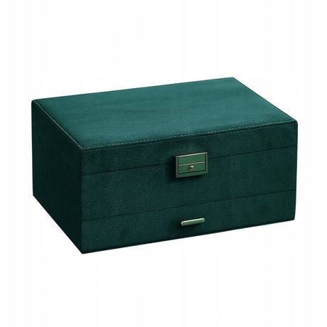 Szkatułka na biżuterię Butelkowa zieleń