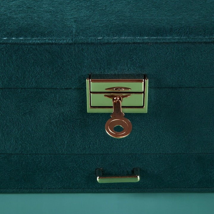 Szkatułka na biżuterię Butelkowa zieleń