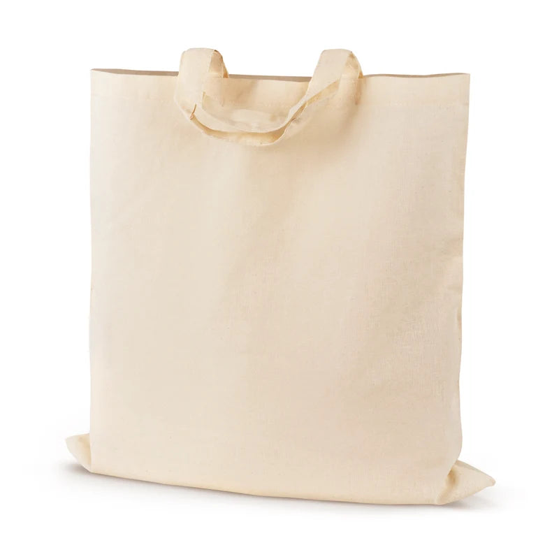 Geantă din bumbac 260x310mm Mâner: 40cm - Ecru