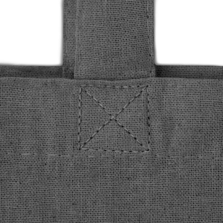Torba bawełniana 380x420mm Szara Uchwyt: 70cm