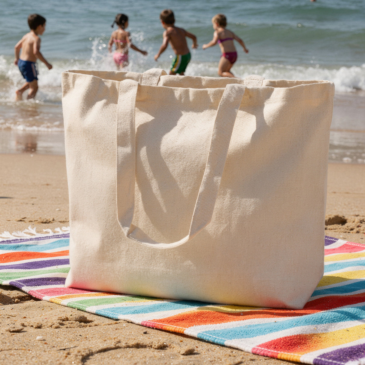 Torba Bawełniana 600x140x400mm Ecru
