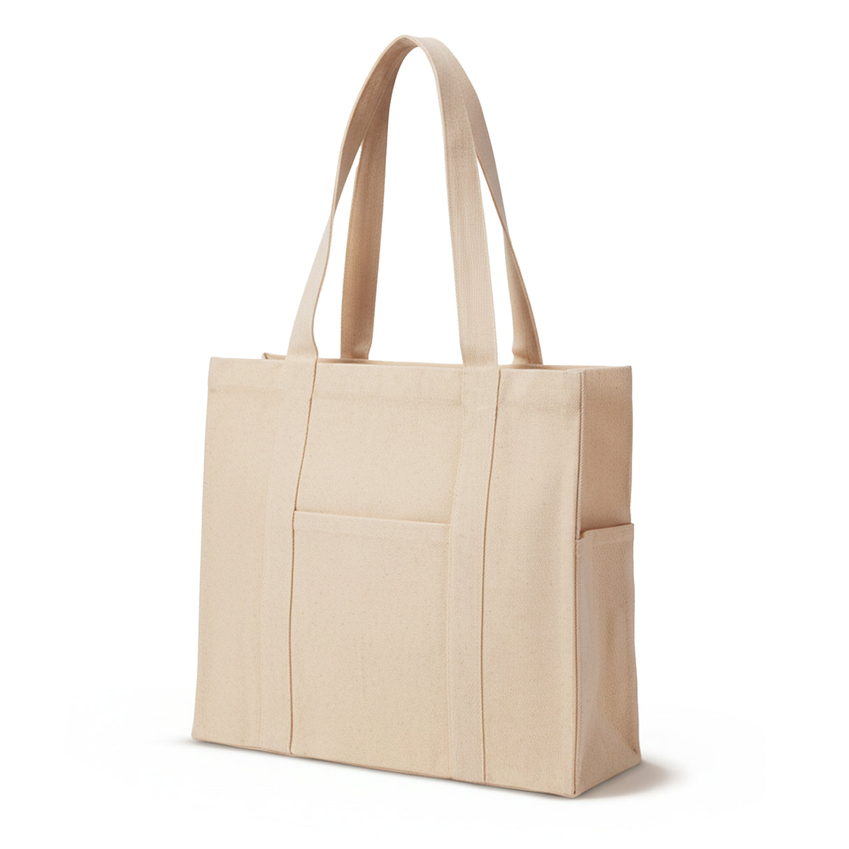 Torba Bawełniana z Kieszeniami 380x100x100x350mm Ecru