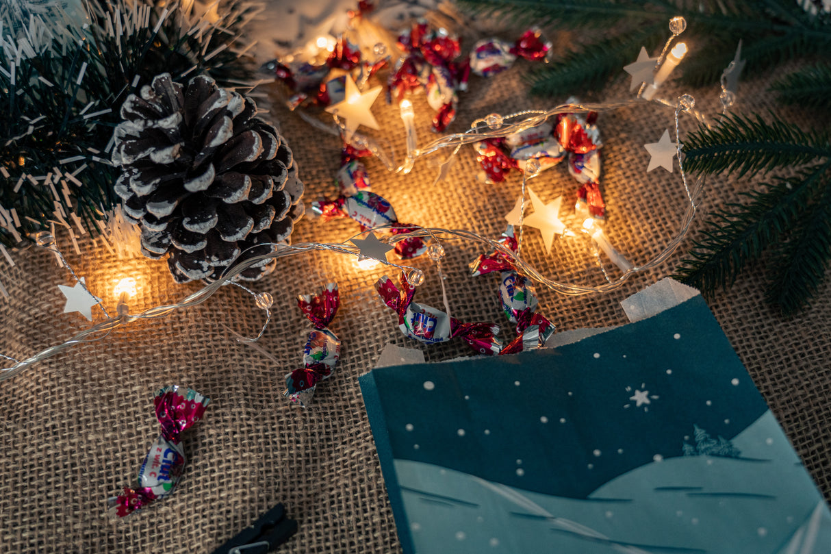 Torby papierowa świąteczne 120x50x220mm Choinka 25szt.