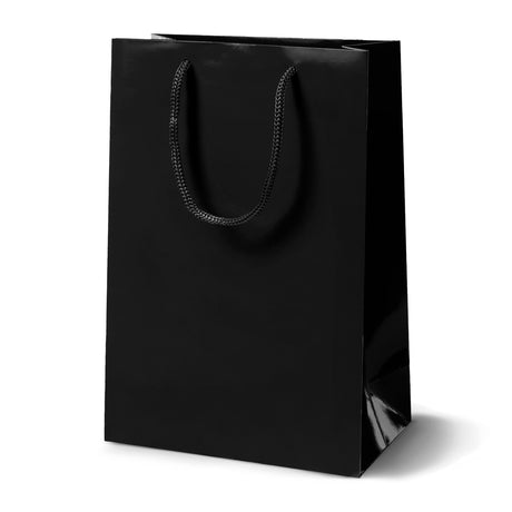 Torba Laminowana z Uchwytem Sznurkowym 240x90x320mm Czarna