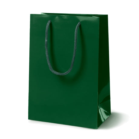 Torba laminowana z uchwytem sznurkowym 170x70x250mm Zielona