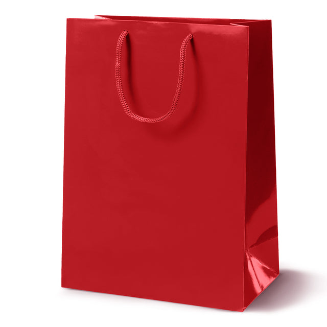 Torba Laminowana z Uchwytem Sznurkowym 300x100x400mm Czerwona