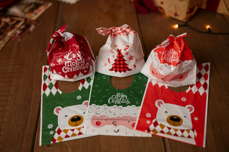 Świąteczne woreczki na prezenty 12szt.