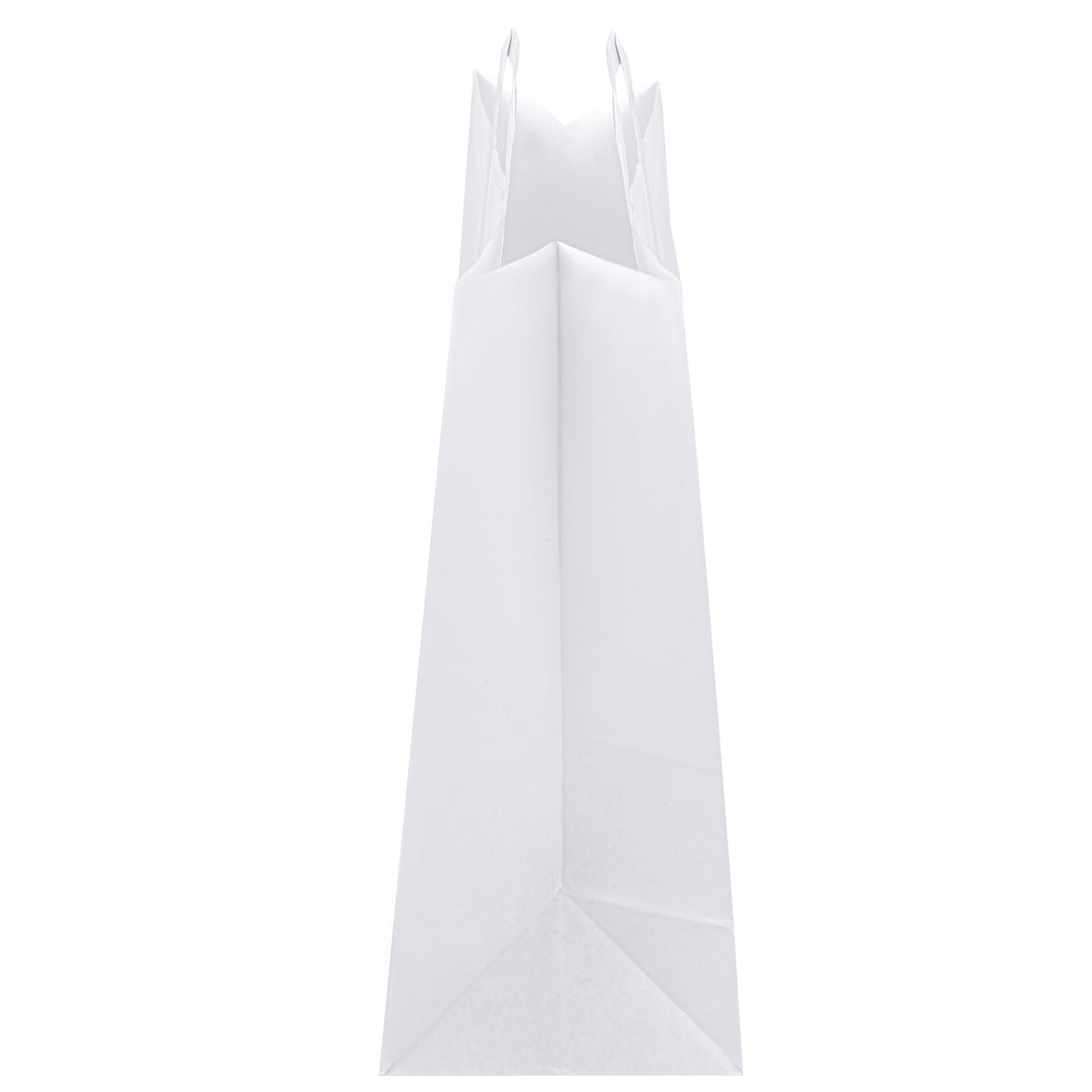 Torba papierowa z uchwytem płaskim 320x160x390mm Biała