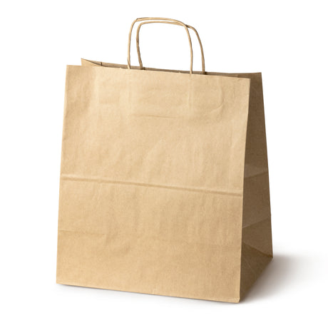 Torba papierowa 305x170x340mm z nadrukiem Brązowa od 50 szt.