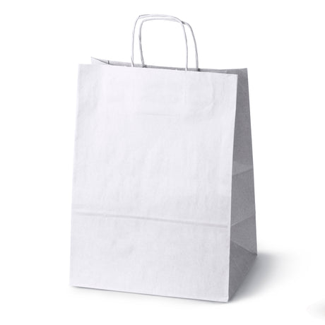Torba Papierowa 305x170x425mm z Nadrukiem Biała od 50 szt.