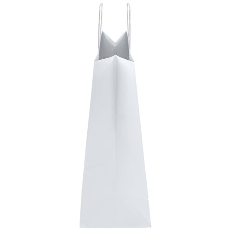 Torba papierowa z uchwytem skręcanym 320x120x410mm Biała