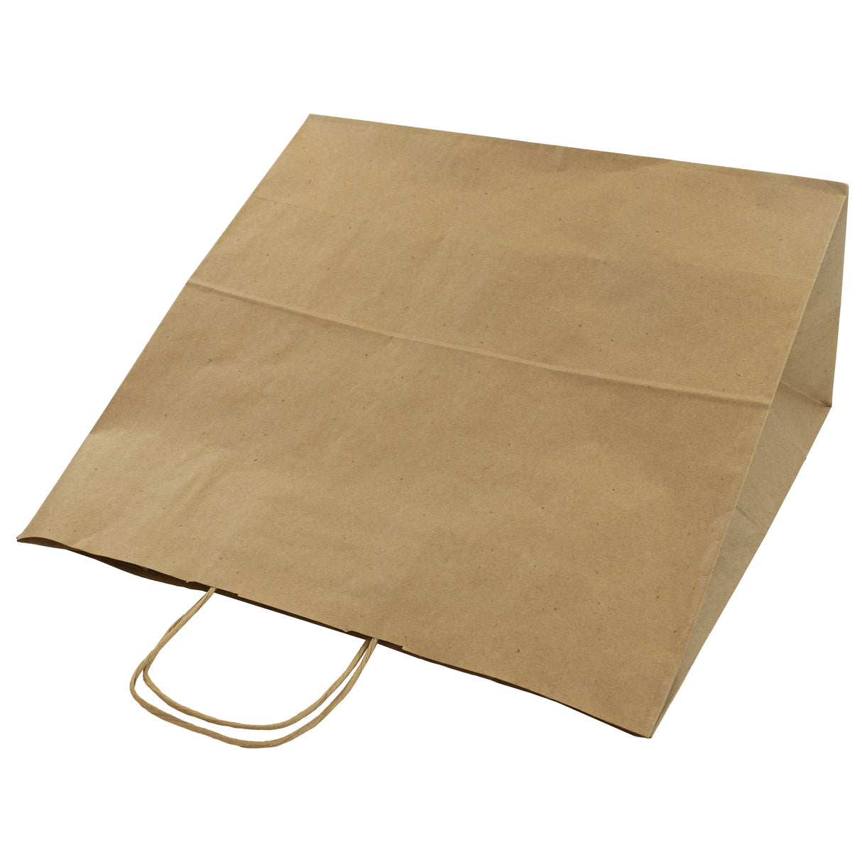 Torba papierowa z uchwytem skręcanym 400x180x390mm Brązowa