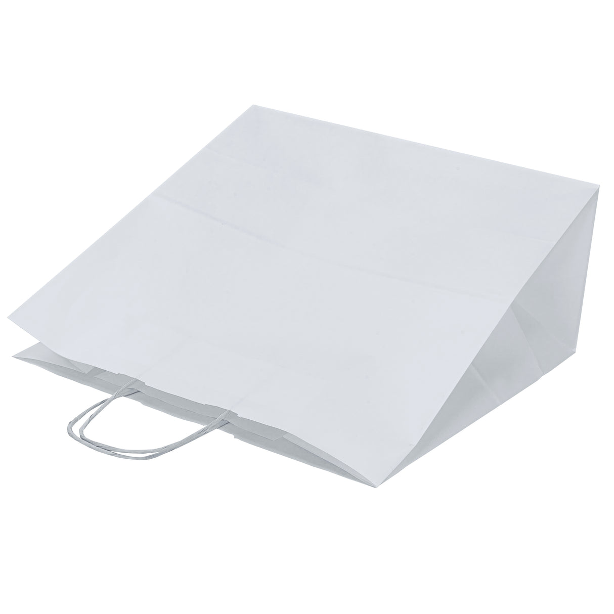 Torba papierowa z uchwytem skręcanym 400x180x390mm Biała